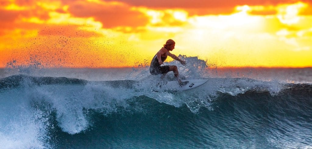 Colby Leachman Surfing